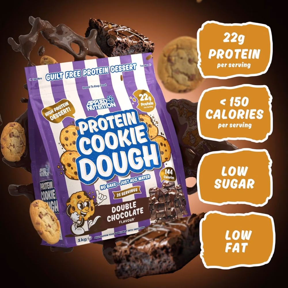 Applied Nutrition Protein Cookie Dough Double Chocolate 1kg 4