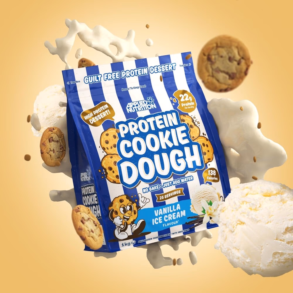 Applied Nutrition Protein Cookie Dough Vanilla Ice Cream 1kg 3