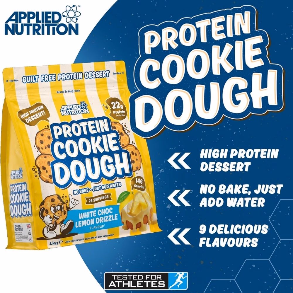 Applied Nutrition Protein Cookie Dough White Chocolate Lemon 1kg 3