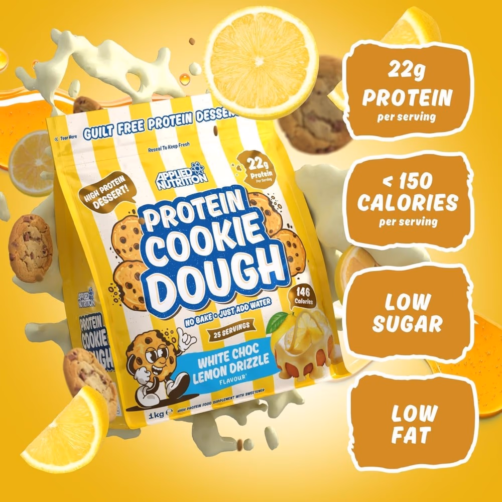 Applied Nutrition Protein Cookie Dough White Chocolate Lemon 1kg 2