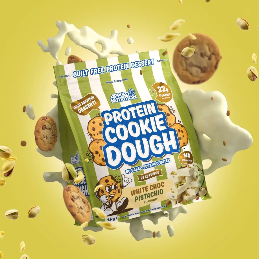 Applied Nutrition Protein Cookie Dough White Chocolate Pistachio 1kg 2