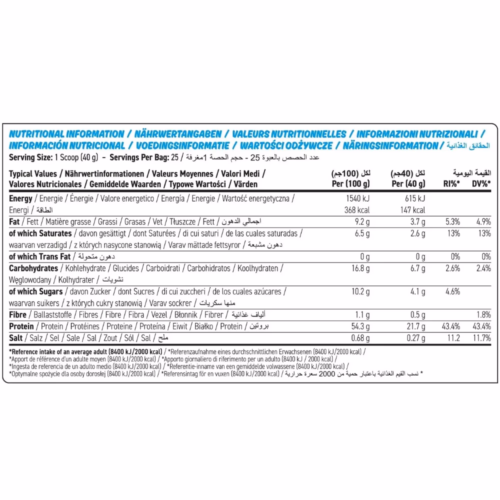 Applied Nutrition Protein Cookie Dough White Chocolate Pistachio 1kg 3