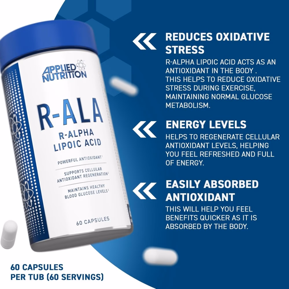 Applied Nutrition R-ALA 200mg 60 Capsules 2