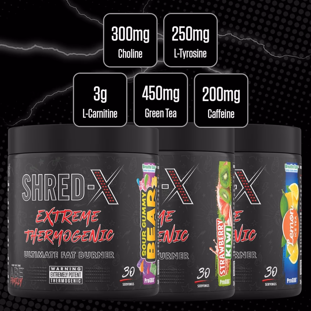 Applied Nutrition Shred X Powder – Sour Gummy Flavor – 300 g 5