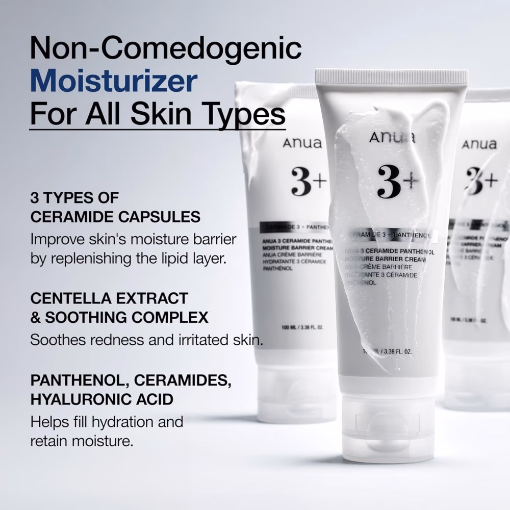 Anua 3+ Ceramide Panthenol Moisture Cream 100ml 5