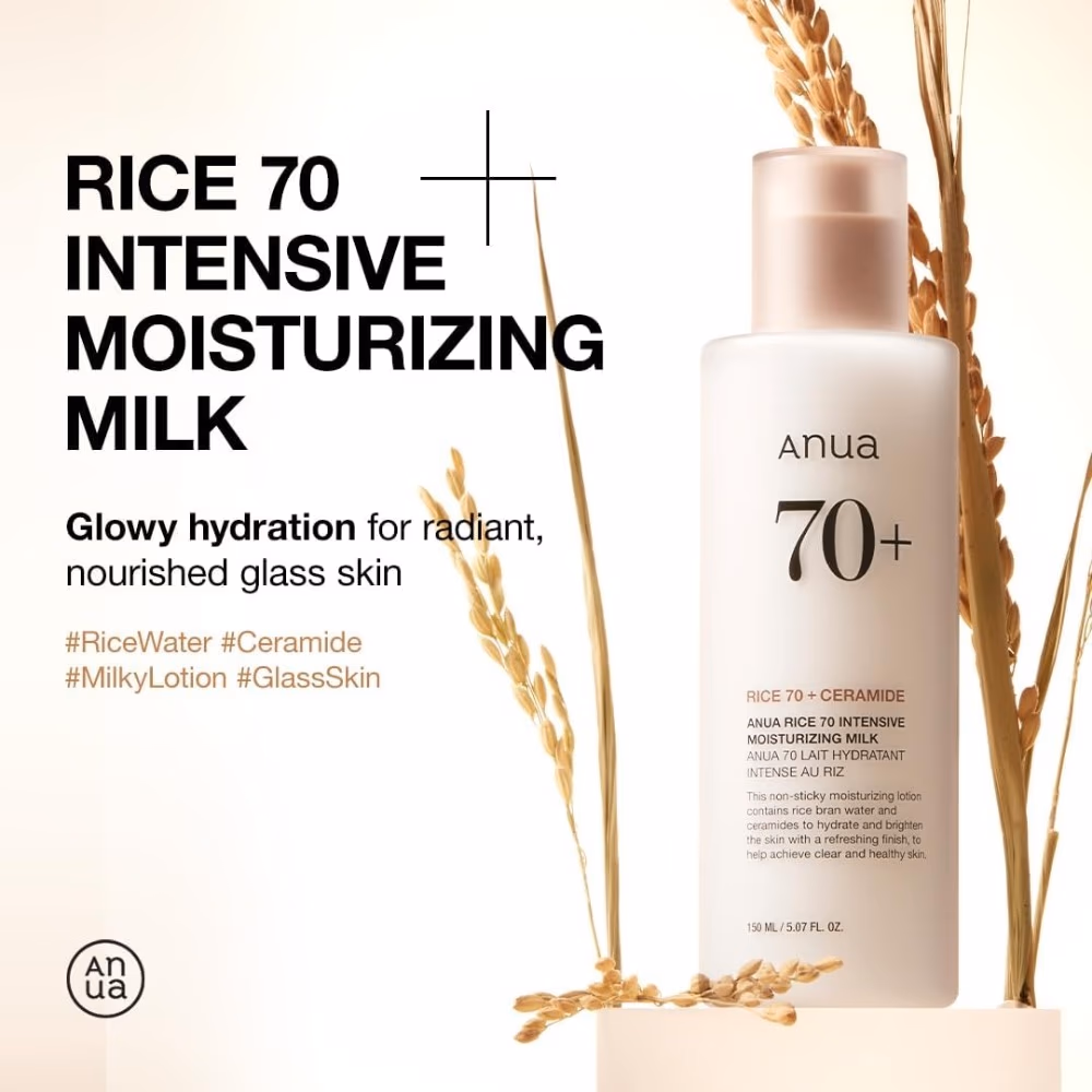 Anua 70+ Rice 70+ Ceramide Milk 150ml 2