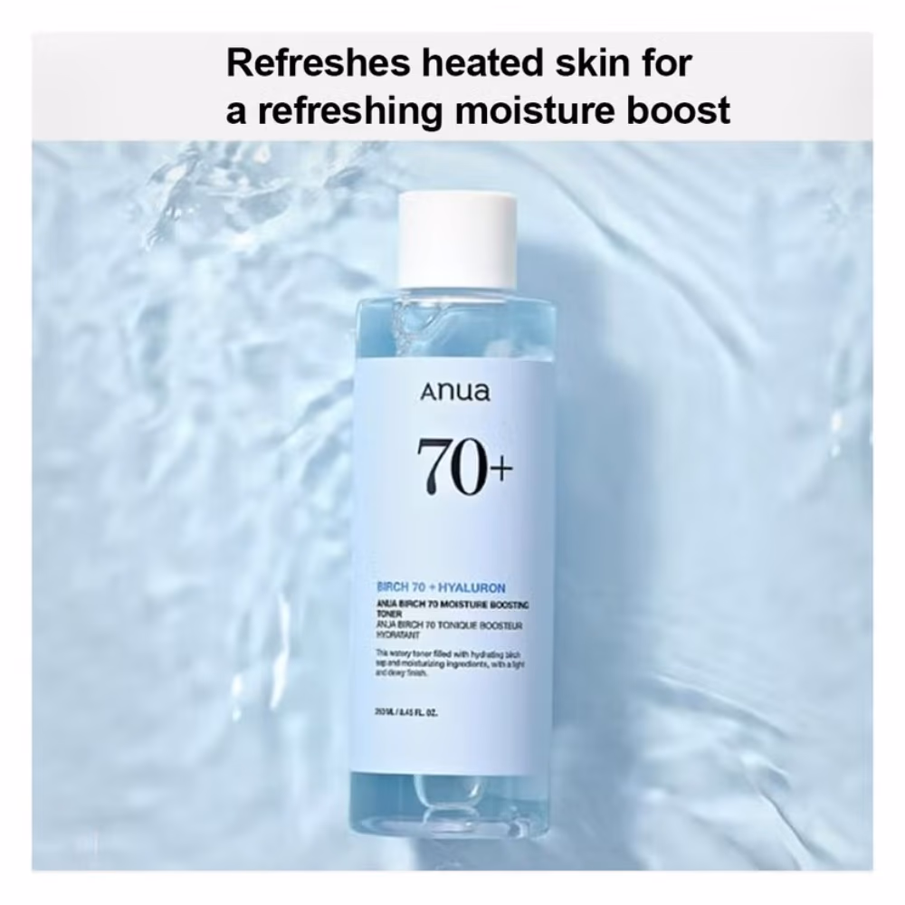 Anua 70+ birch moisture boosting toner 250ml 4