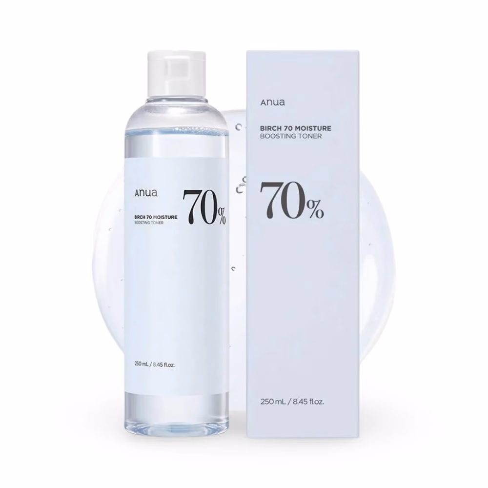 Anua 70+ birch moisture boosting toner 250ml 2
