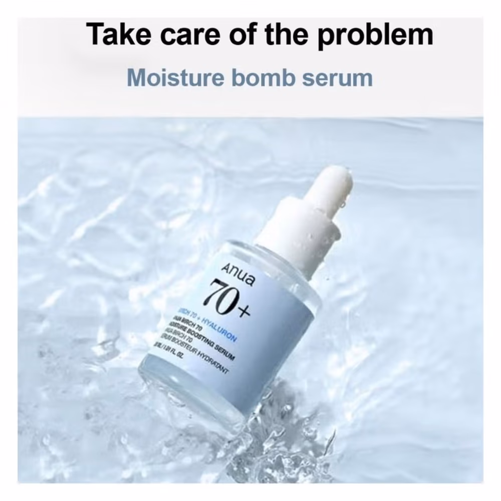 Anua Birch 70 Moisture Boosting Serum 30ml - Hydrating Serum With 70% Birch Sap To Moisturize And Strengthen Skin. 4