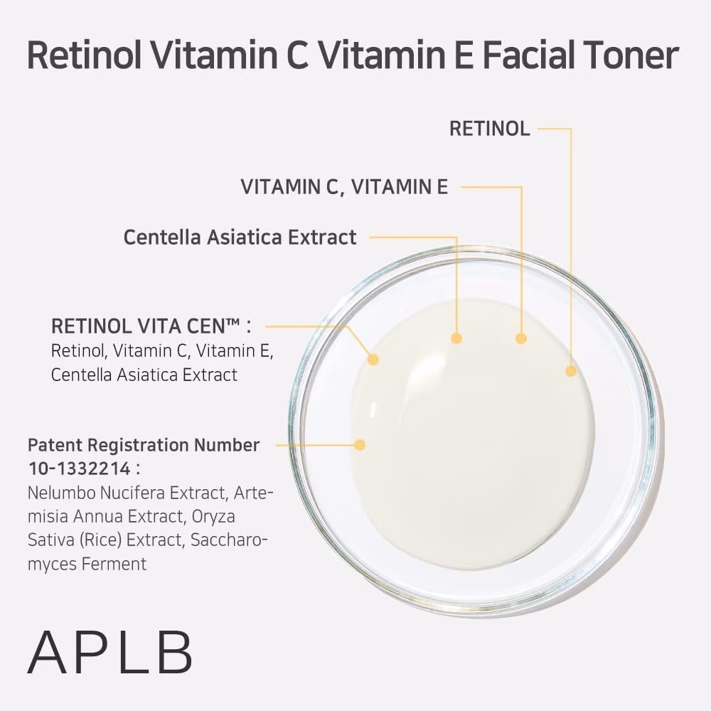APLB Retinol Vitamin C & E Facial Toner 160ml 3