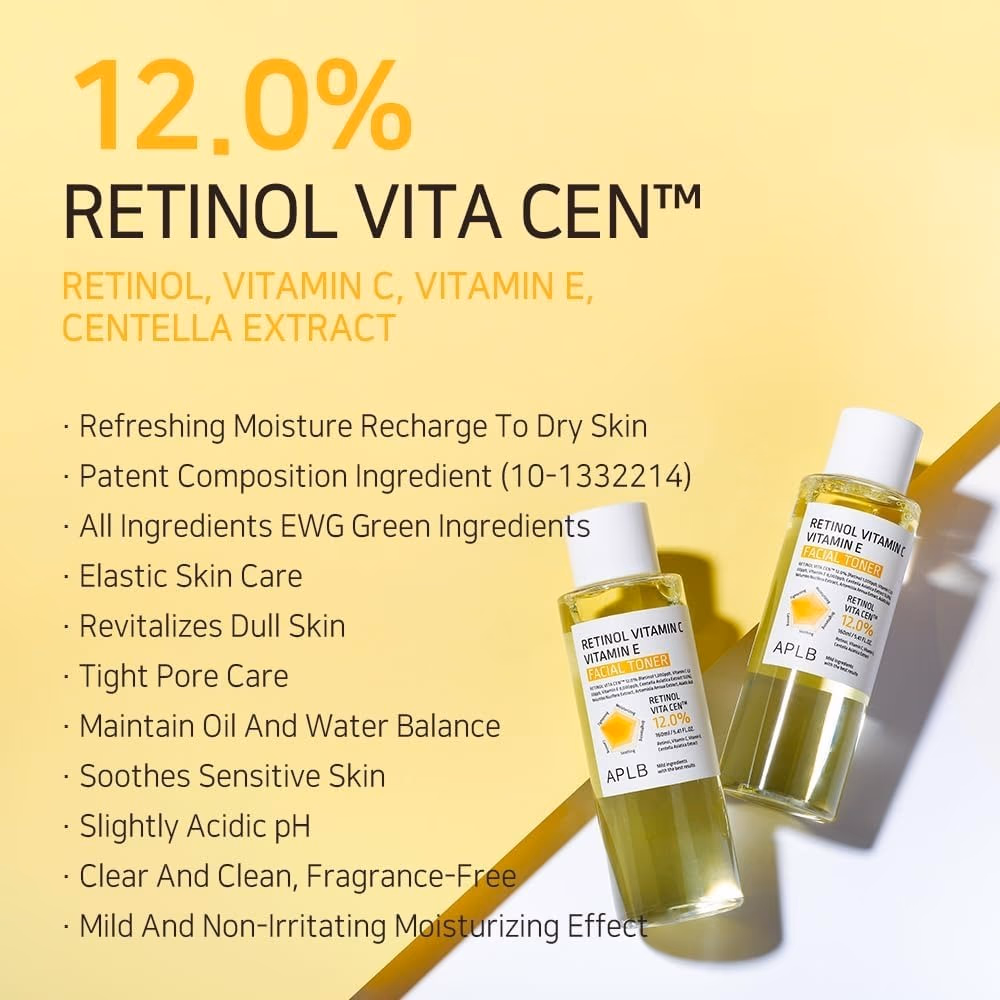 APLB Retinol Vitamin C & E Facial Toner 160ml 5
