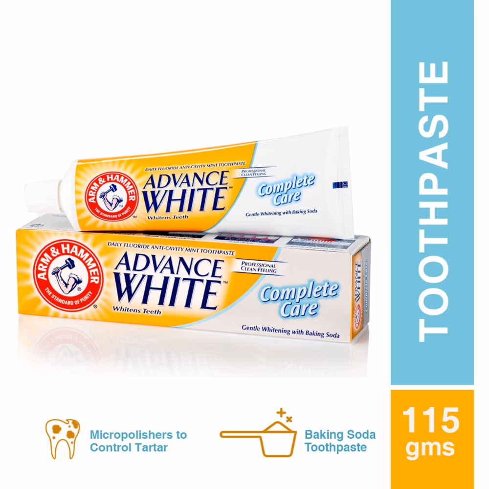 Arm And Hammer Advanced White Complete Care Whitening Toothpaste 115g 2