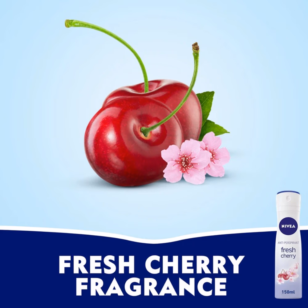 Nivea Fresh Cherry Deo Spray 150ml 3