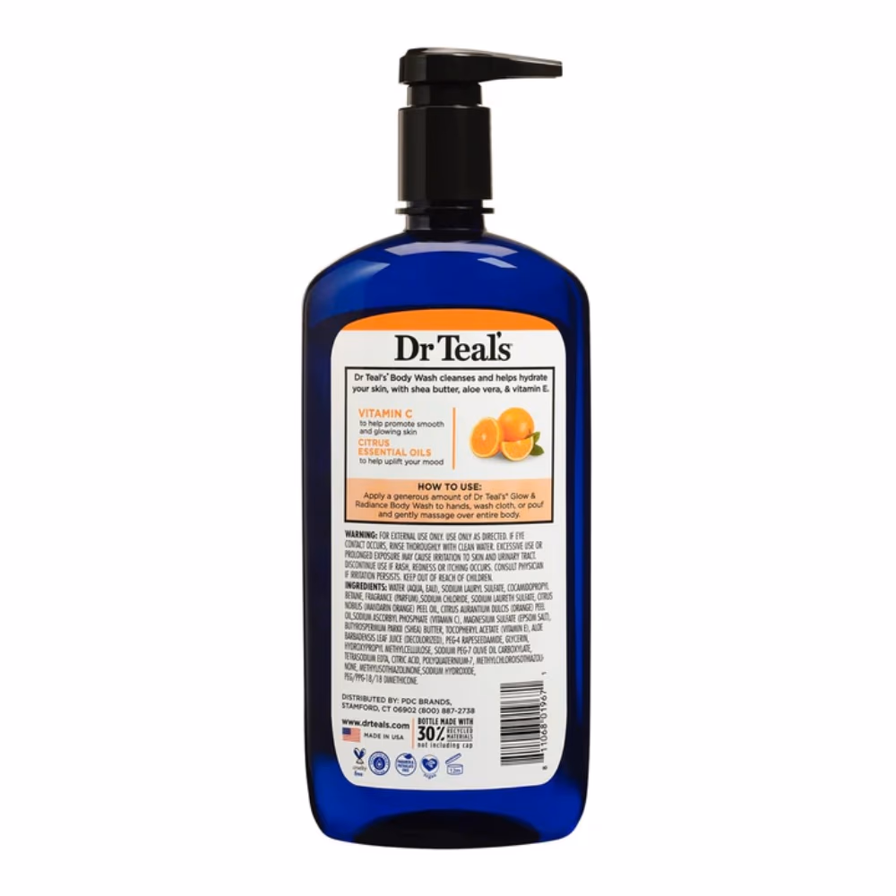 Dr Teal's Vitamin C & Citrus Body Wash 710ml 2