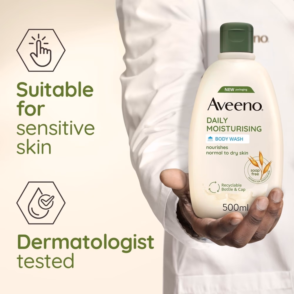Aveeno Daily Moisturizing Body Wash 500ml 4