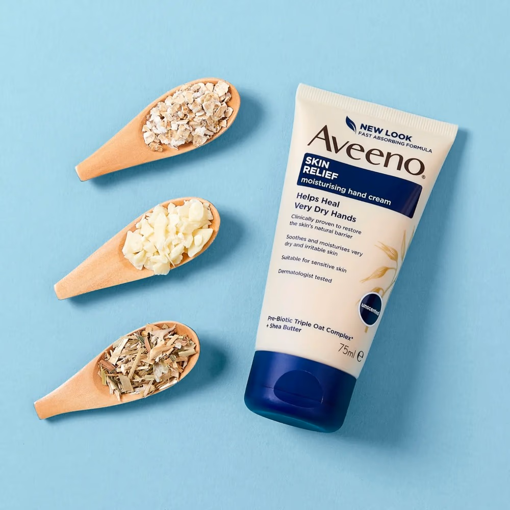 Aveeno Skin Relief Moisturising Hand Cream 75ml 4