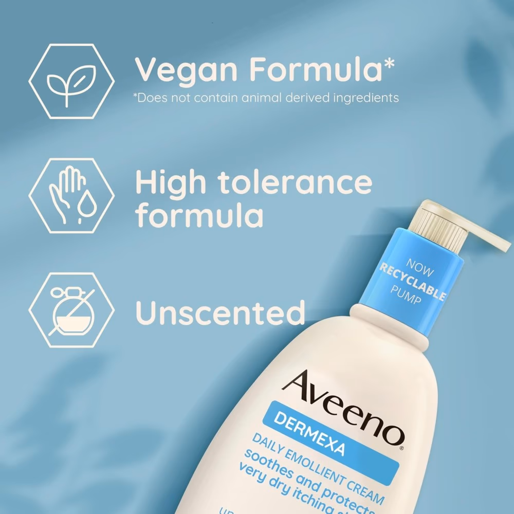 Aveeno Dermexa Daily Emollient Cream 500ml 2