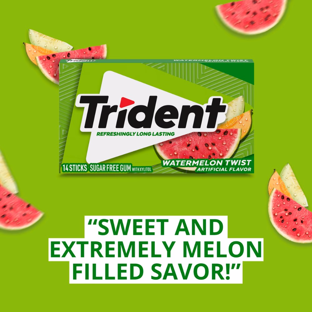 Trident Chewing Gum Watermelon Twist 14s  3