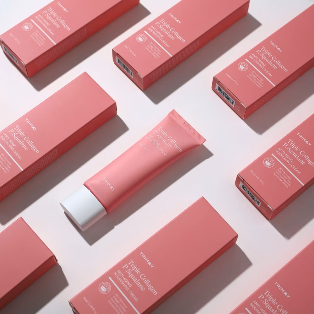 Trimay Triple Collagen P Squalane Nourishing Cream 50ml – Rich, Hydrating Cream With Triple Collagen and Squalane To Firm, Nourish, and Restore Skin’s Elasticity. 4
