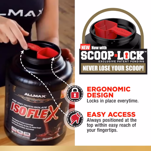 Allmax Isoflex Isolate Whey Protein Chocolate 2Lb 5
