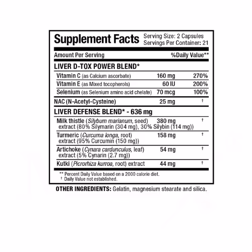 Allmax Nutrition Liver Dtox Capsule 42S 2
