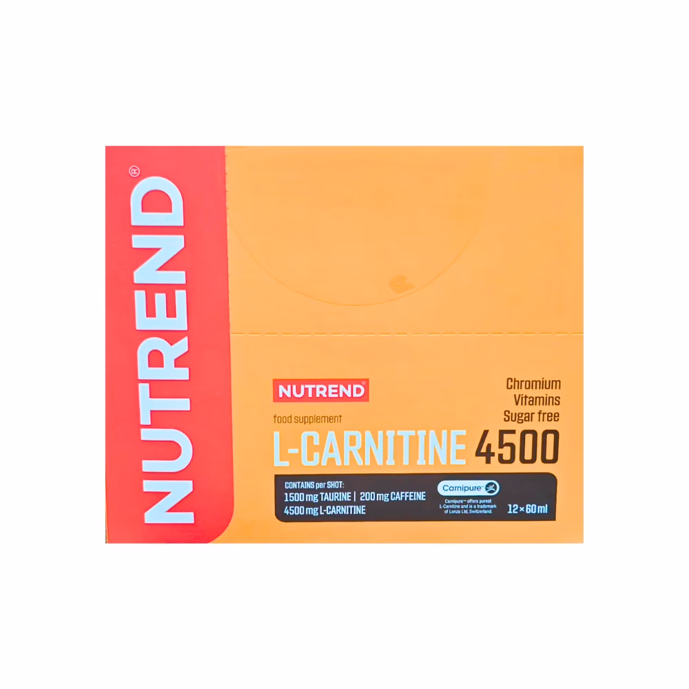 Nutrend Carnitine 4500 Shot Tangerine 60ml – Pack of 12 3