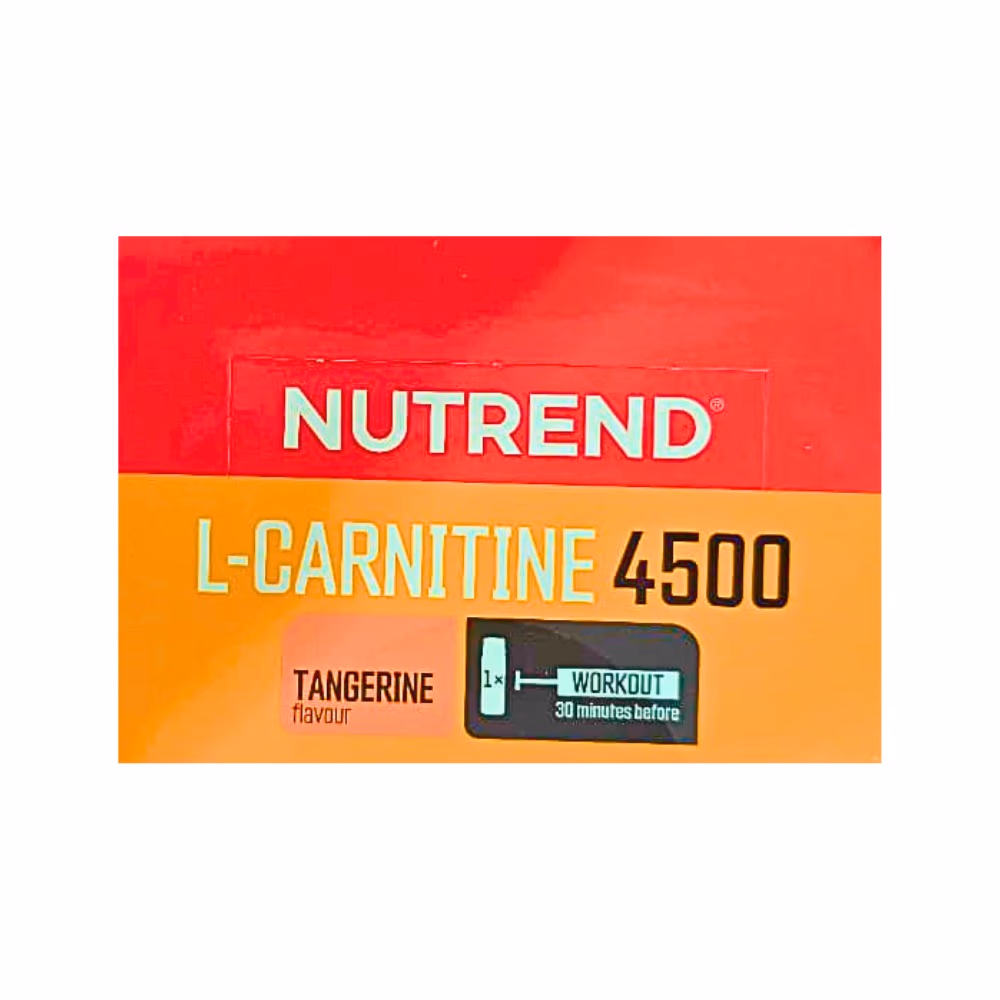 Nutrend Carnitine 4500 Shot Tangerine 60ml – Pack of 12 2