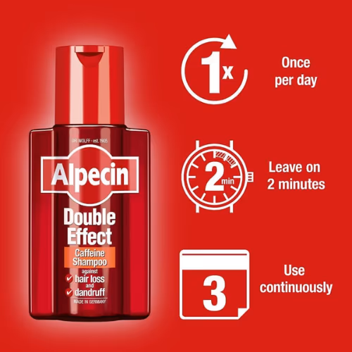 Alpecin Double Effect Caffeine Shampoo 200ml 2