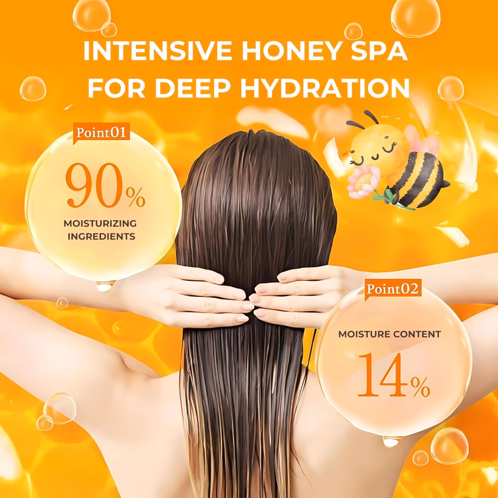 And Honey Deep Moist Treatment – 445g | Intensive Hydration & Repair Hair Mask with Honey Extracts 5