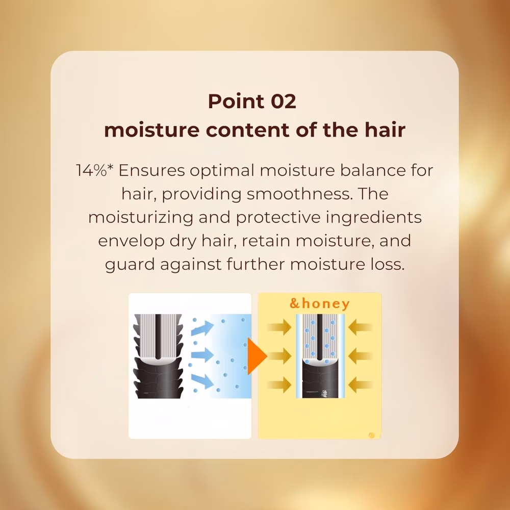 And Honey Deep Moist Treatment – 445g | Intensive Hydration & Repair Hair Mask with Honey Extracts 3