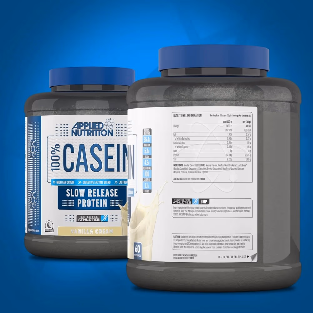Applied Nutrition 100% Casein Protein Creamy Vanilla Flavor - 1.8Kg 2
