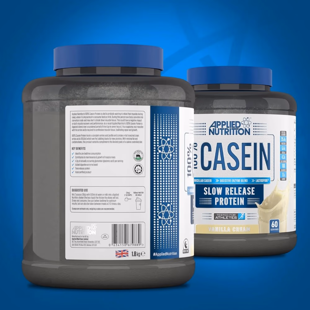 Applied Nutrition 100% Casein Protein Creamy Vanilla Flavor - 1.8Kg 5