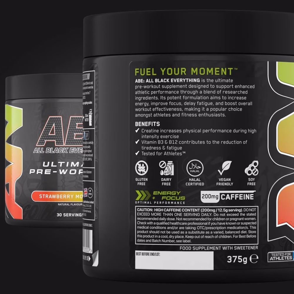 Applied Nutrition ABE Ultimate Pre-Workout Strawberry Mojito Flavor - 30 Servings 4