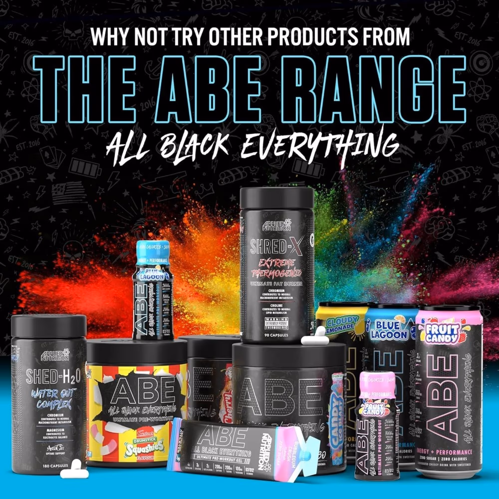 Applied Nutrition ABE Pre-Workout Shot Fruit Candy Flavor - 60ml x 12pcs 4
