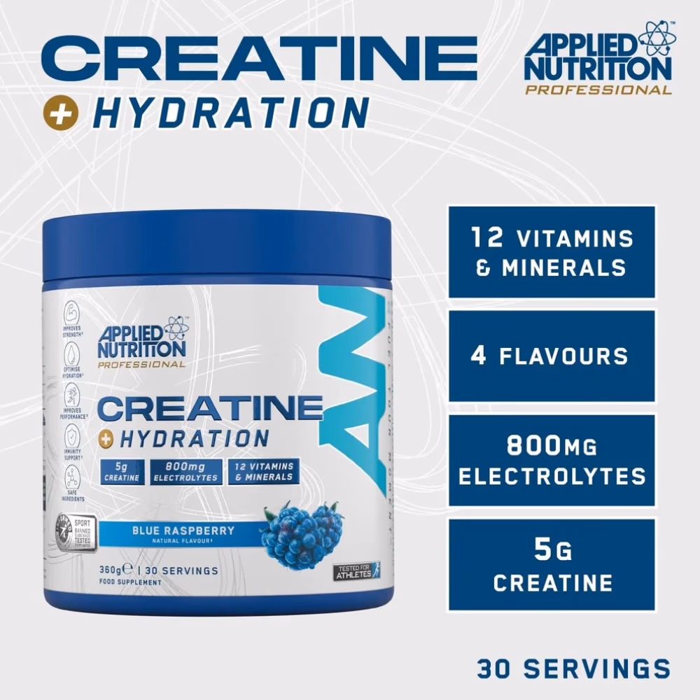 Applied Nutrition Creatine Hydration Blue Raspberry 360g 4