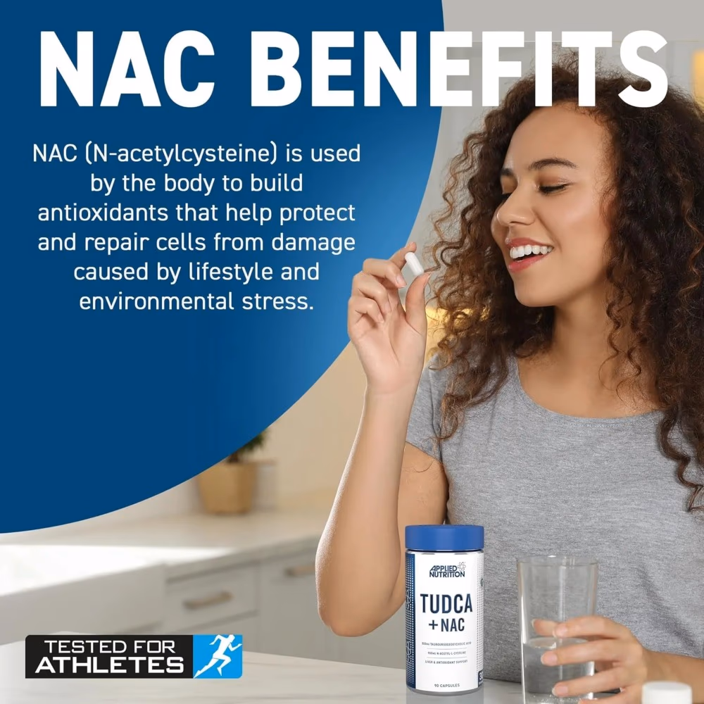 Applied Nutrition Tudca+NAC - 90 Capsules 3