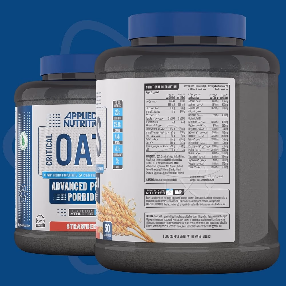 Applied Nutrition Critical Oats Strawberry Flavor - 3Kg 3