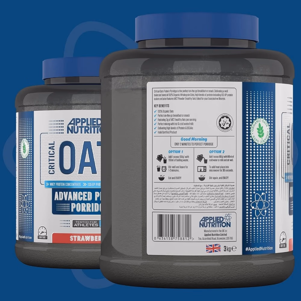 Applied Nutrition Critical Oats Strawberry Flavor - 3Kg 4
