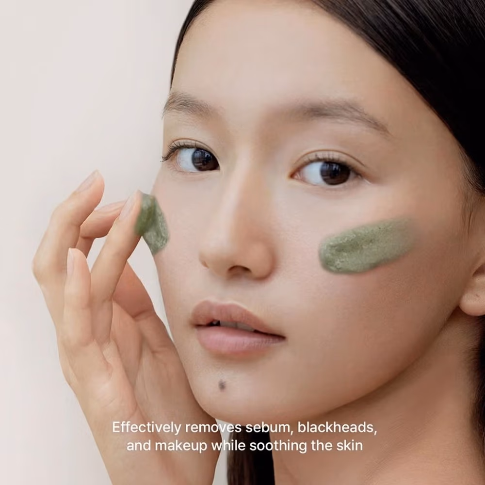 Arencia Green Tea + LHA Rice Cake Cleanser 150g 3