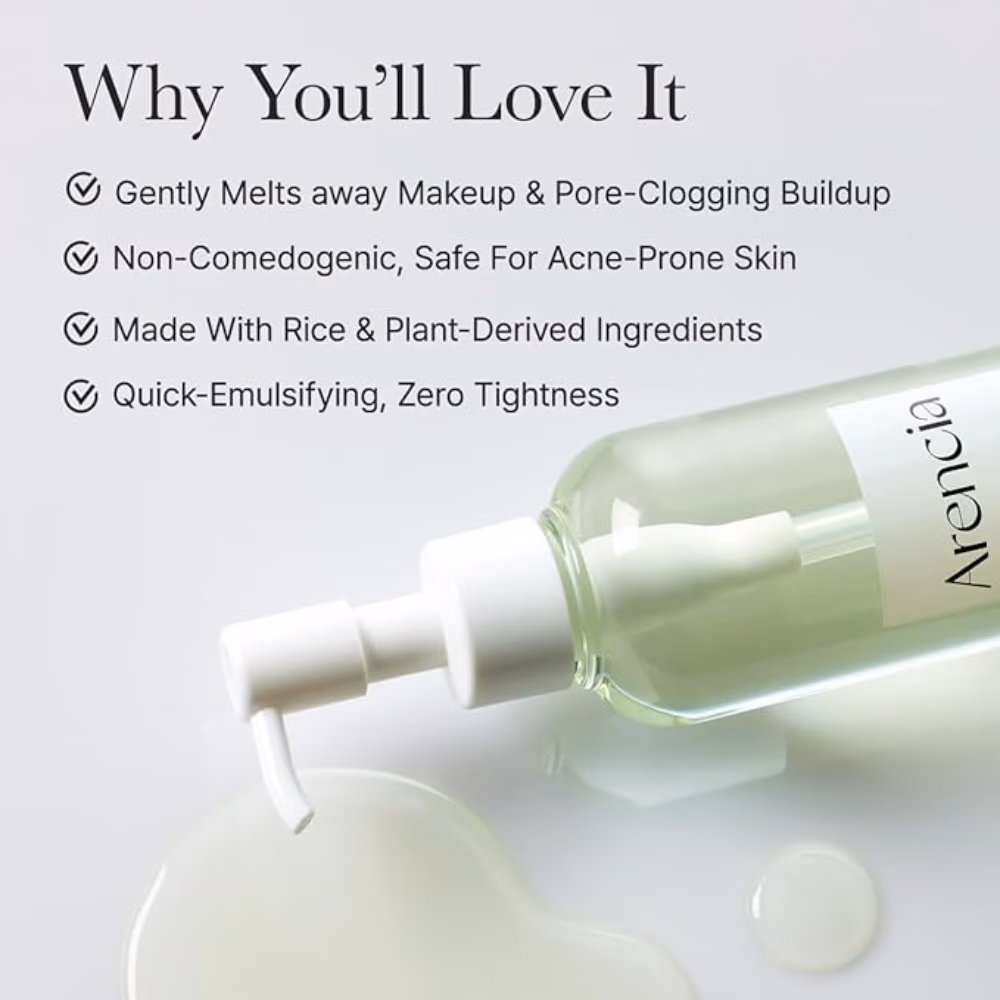 Arencia Pore Melt Mochi Cleansing Oil 200ml 4