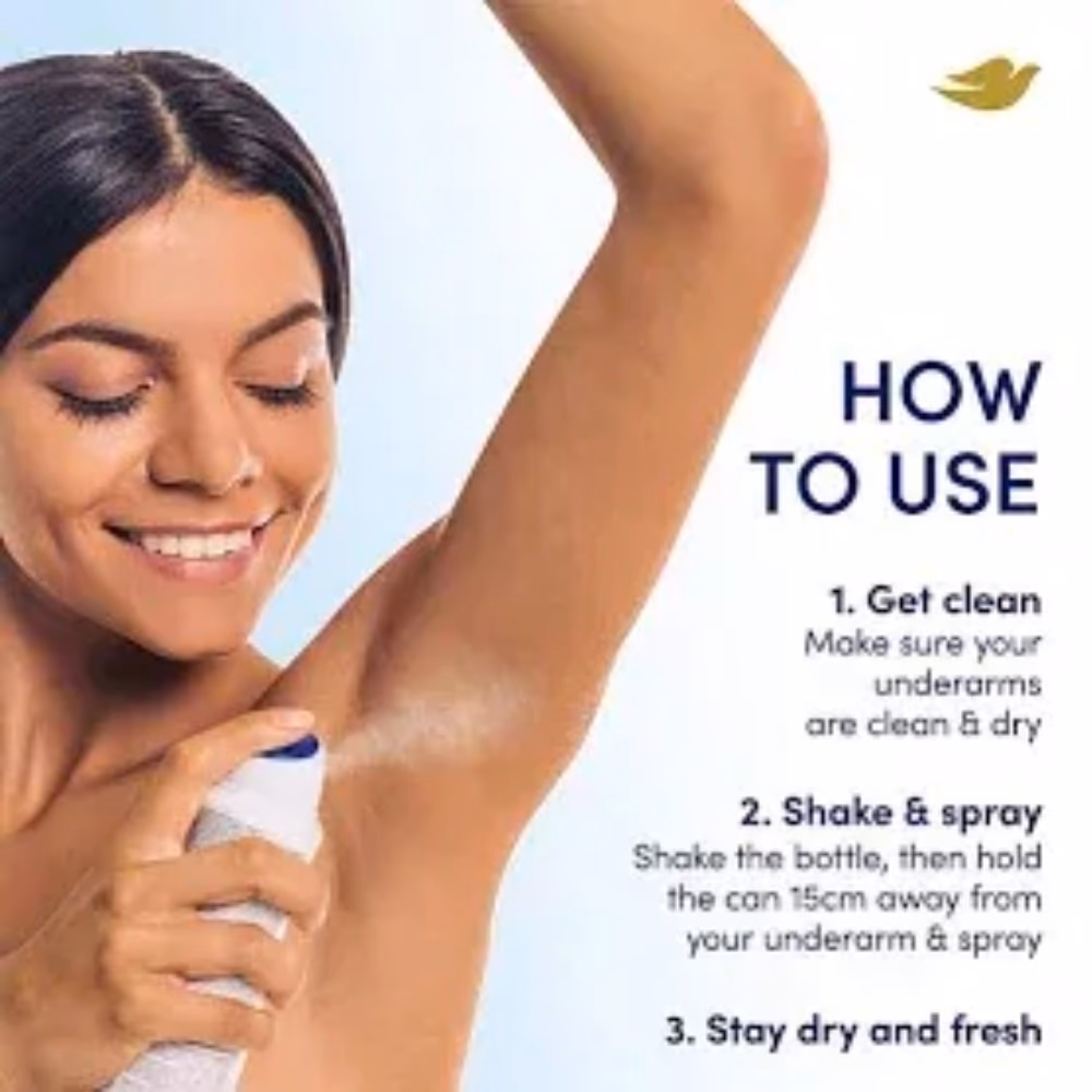 Dove Deo Spray Original Moisturizing Cream 250ml 2