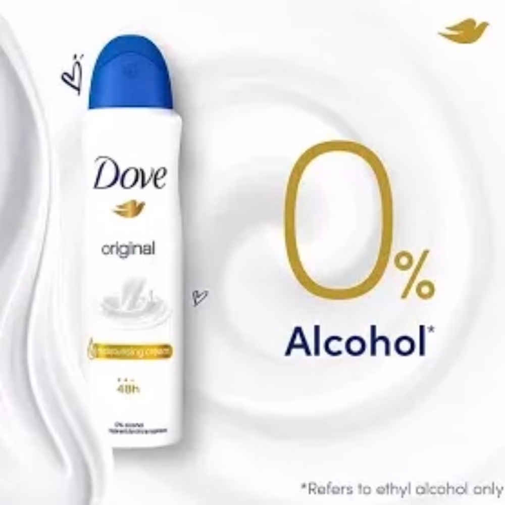 Dove Deo Spray Original Moisturizing Cream 250ml 4