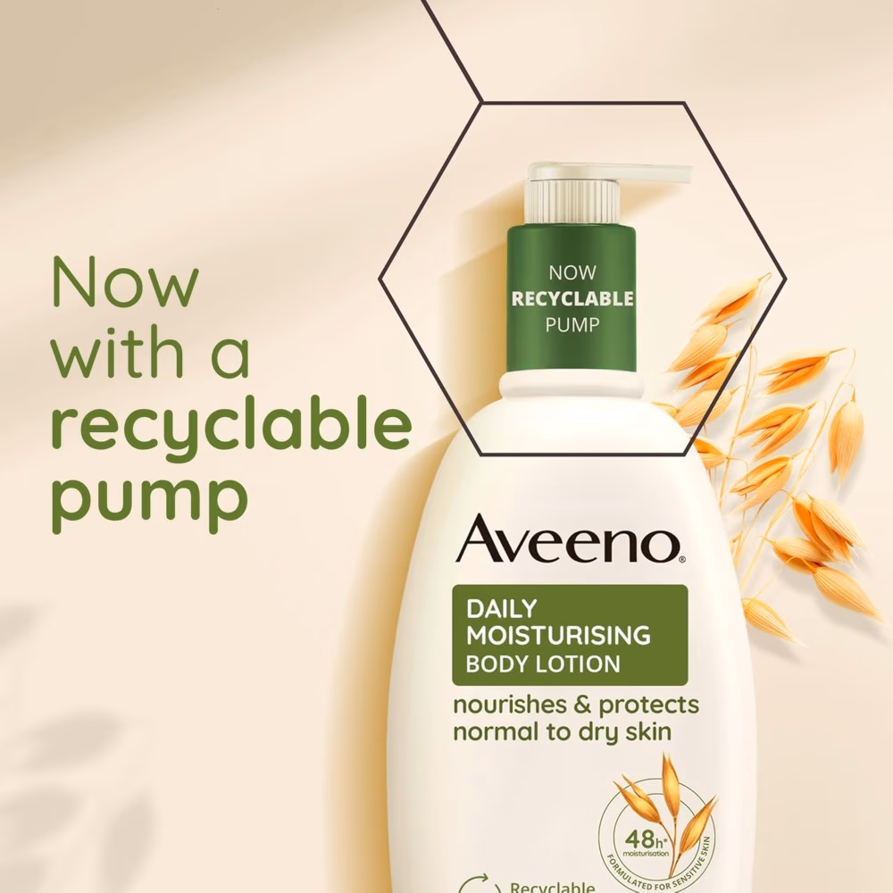 Aveeno Daily Moisturising Body Lotion – 500ml | Soothing Oat Formula for 24-Hour Hydration & Healthy Skin 2