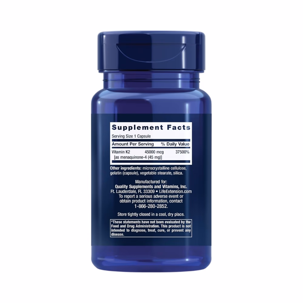 Life Extension Vitamin K2- 30capsules  2
