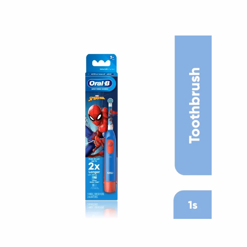 Oral-B Toothbrush Kids Spider-Man Battery Powered 3