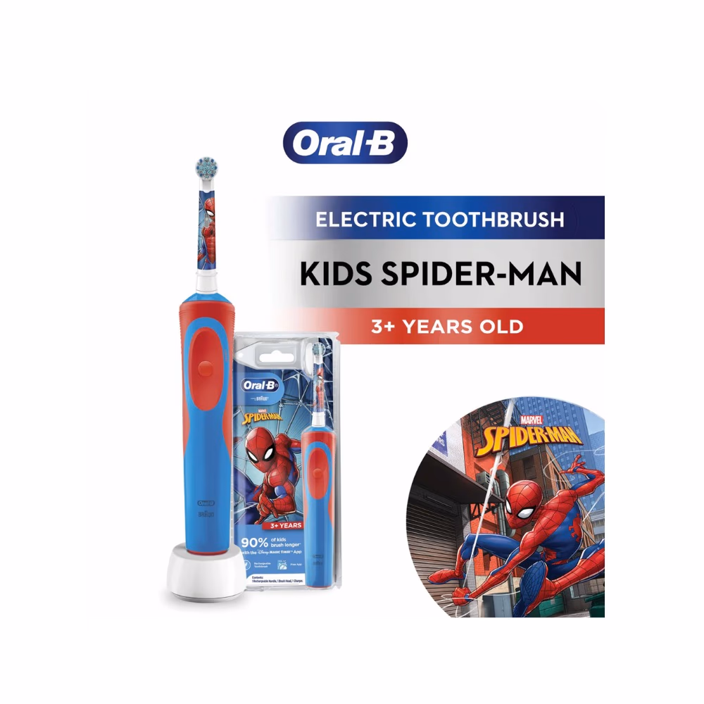Oral-B Toothbrush Kids Spider-Man Battery Powered 2