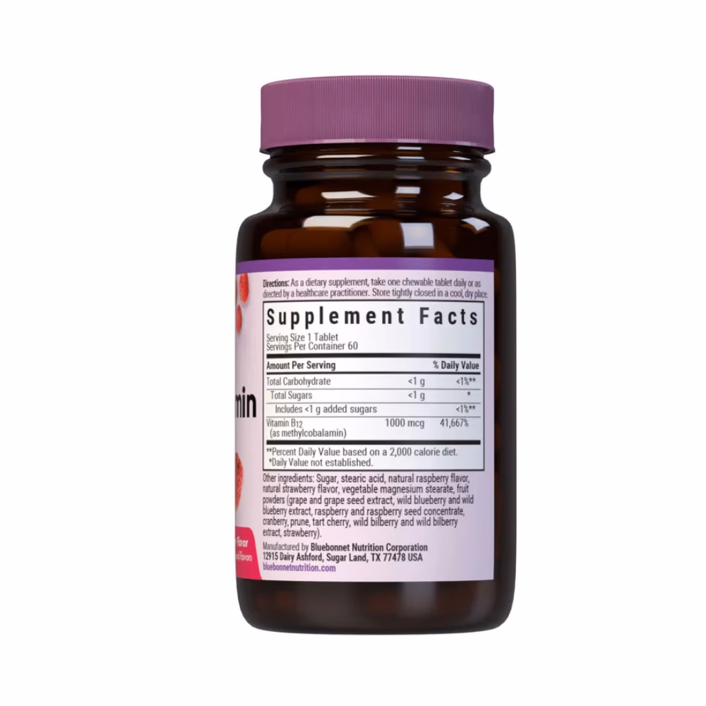 Bluebonnet Vitamin B12 1000mcg 60 Tabs 3