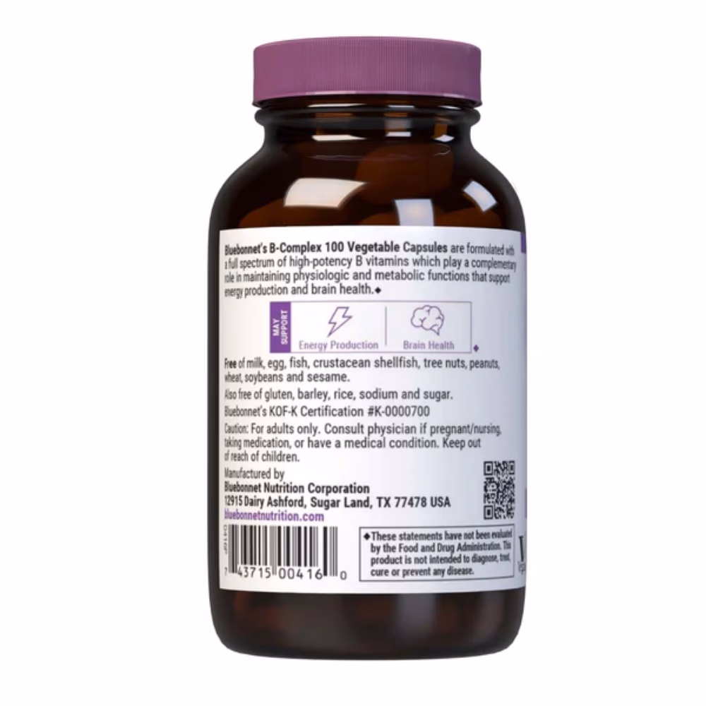 Bluebonnet Vitamin B2 100mg 100 Veg Caps 3