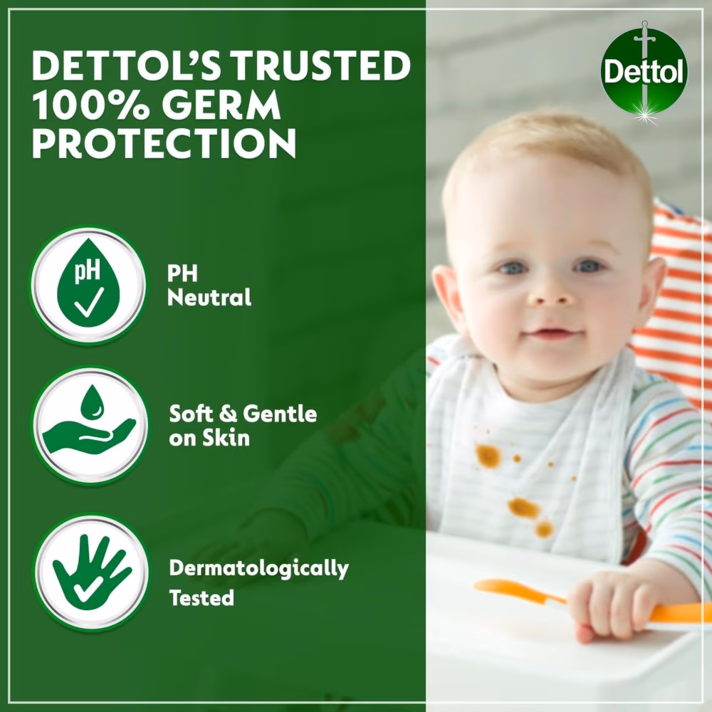 Dettol Anti-Bacterial Original Wipes - 40s 3