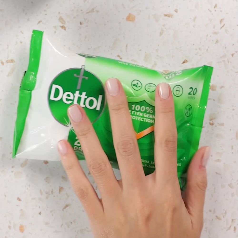 Dettol Anti-Bacterial Original Wipes - 40s 4